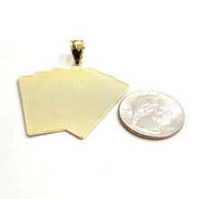 Load image into Gallery viewer, 14k yellow Gold royal flush spade A K Q J 10 poker cards Pendant jewelry 9.3g

