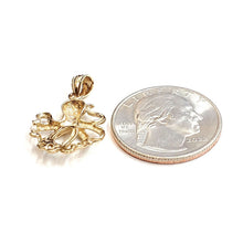 Load image into Gallery viewer, New 14k yellow Gold solid octopus Pendant charm gift fine jewelry unisex 2.1g
