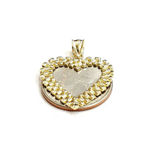 Load image into Gallery viewer, New 10k yellow gold heart pendant charm love Amor fine gift women jewelry 1.9g
