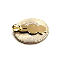 Load image into Gallery viewer, 14k yellow Gold Miffy Rabbit Bunny animal Pendant charm Gift fine jewelry 1.1g
