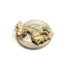 Load image into Gallery viewer, 14k yellow solid Gold Giraffe full body animal Pendant charm fine jewelry 1.7g
