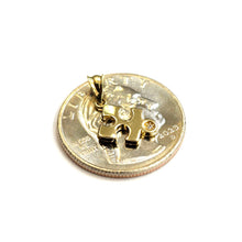Load image into Gallery viewer, 14k yellow Gold Tiny puzzle piece Pendant charm unisex gift fine jewelry 0.7g
