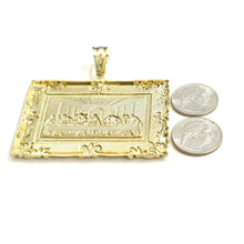 Load image into Gallery viewer, New 10k yellow gold last supper pendant charm fine gift religions jewelry 32.8g
