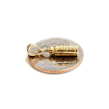Load image into Gallery viewer, New 14K Yellow Gold 3D baby feeding milk bottle Charm Pendant Fine Jewelry 2.9g
