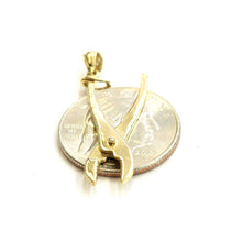 Load image into Gallery viewer, 14k Yellow Gold 3D Pliers Pendant charm Movable tools Gift fine jewelry 2.6g
