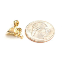 Load image into Gallery viewer, New 14k Yellow Gold fishing reel Pendant charm unisex gift fine jewelry 2.2g
