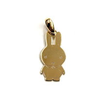 Load image into Gallery viewer, 14k yellow Gold Miffy Rabbit Bunny animal Pendant charm Gift fine jewelry 1.1g
