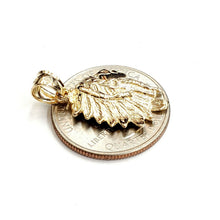 Load image into Gallery viewer, New 14k solid yellow Gold Chief face head Pendant fine jewelry 2.6g
