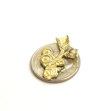 Load image into Gallery viewer, 14k yellow Gold  Bulldozer Loader truck car Pendant charm gift fine jewelry 2.9g
