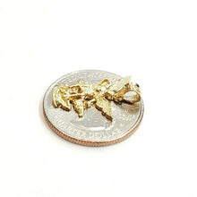 Load image into Gallery viewer, New 14k yellow gold saint Michael pendant charm fine religious gift jewelry 1.2g
