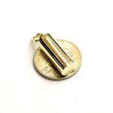 Load image into Gallery viewer, 10k yellow gold 3D Urn pendant For Cremation Ashes Cylinder fine jewelry 6.2g

