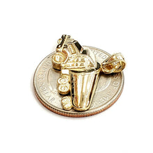 Load image into Gallery viewer, New 14k yellow Gold tanker truck trucking Pendant charm gift fine jewelry 3.3g
