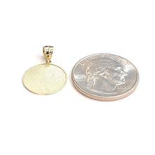 Load image into Gallery viewer, New 14k solid yellow Gold yin ying yang taoist symbol Pendant jewelry 0.62" 1.3g
