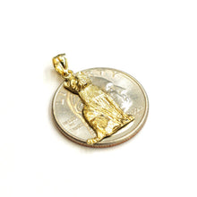 Load image into Gallery viewer, New 14k solid yellow Gold cat full body Pendant charm fine jewelry gift pet 1.9g
