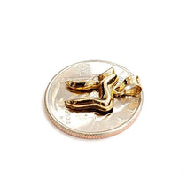 Load image into Gallery viewer, 14k yellow gold tiny chai Hay Jewish kabbalah pendant charm fine jewelry 1.3g
