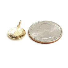 Load image into Gallery viewer, 14k yellow Gold tiny Soccer ball Pendant charm sport game fine jewelry gift 0.8g
