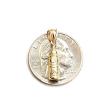 Load image into Gallery viewer, New 14K Yellow Gold 3D baby feeding milk bottle Charm Pendant Fine Jewelry 2.9g
