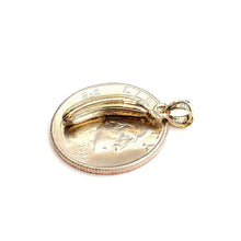 Load image into Gallery viewer, New 14k yellow gold 3D banana platano fruit pendant charm fine jewelry 3g
