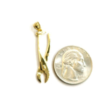 Load image into Gallery viewer, 14k Yellow Gold 3D Pliers Pendant charm Movable tools Gift fine jewelry 2.6g
