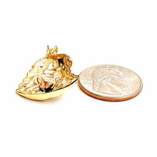Load image into Gallery viewer, 14k multi color gold jesus face head pendant charm religious fine jewelry 4g
