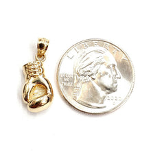 Load image into Gallery viewer, New 14k yellow gold classic boxing glove charm pendant gift fine jewelry 2.5g
