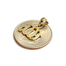 Load image into Gallery viewer, New 14K Yellow Gold Allah Islamic God Pendant Charm religious fine jewelry 1.3g
