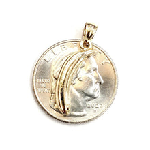 Load image into Gallery viewer, New 14k yellow gold 3D banana platano fruit pendant charm fine jewelry 3g
