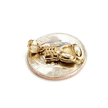 Load image into Gallery viewer, New 14k yellow gold classic boxing glove charm pendant gift fine jewelry 2.5g

