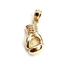 Load image into Gallery viewer, New 14k yellow gold classic boxing glove charm pendant gift fine jewelry 2.5g
