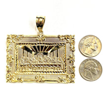 Load image into Gallery viewer, New 10k yellow gold last supper pendant charm fine gift religions jewelry 32.8g

