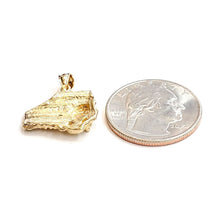 Load image into Gallery viewer, New 14k yellow Gold racing car engine sport Pendant charm gift fine jewelry 3.2g
