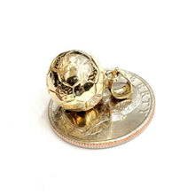 Load image into Gallery viewer, 14k yellow Gold 3D Soccer ball Pendant charm sport game fine jewelry gift 4g
