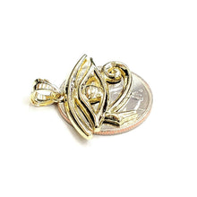 Load image into Gallery viewer, 10k yellow Gold Egyptian eye of Horus protection Pendant fine gift jewelry 2.6g
