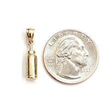 Load image into Gallery viewer, New 14K Yellow Gold 3D baby feeding milk bottle Charm Pendant Fine Jewelry 2.9g
