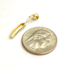 Load image into Gallery viewer, 14k yellow gold Tiny Chili Hot Pepper Jalapeño pendant charm fine jewelry 1.3g
