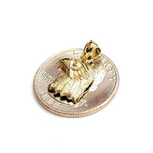 Load image into Gallery viewer, New 14k yellow Gold eagle Head Pendant charm gift fine jewelry unisex 1.4g
