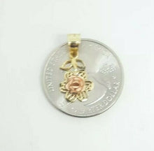 Load image into Gallery viewer, 14k gold flower Pendant charm gift fine jewelry for women 1.1g
