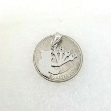 Load image into Gallery viewer, New 14k white Gold baby teddy bear Pendant charm gift fine jewelry unisex 1.3g
