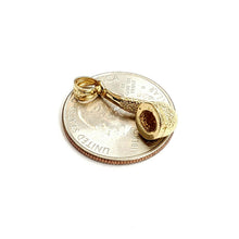 Load image into Gallery viewer, New 14k yellow Gold 3D Smoking Pipe Pendant charm tobacco fine jewelry gift 3.4g
