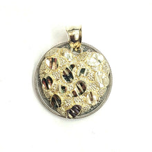 Load image into Gallery viewer, New 10k yellow gold nugget heart pendant charm fine gift  for women jewelry 2.6g
