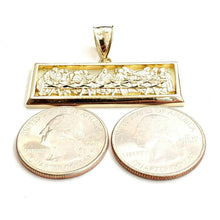Load image into Gallery viewer, New 10k yellow gold last supper pendant charm fine gift religions jewelry 7.7g

