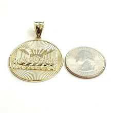 Load image into Gallery viewer, New 10k yellow gold last supper pendant charm fine gift religions jewelry 5.6g

