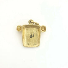 Load image into Gallery viewer, 14k yellow Gold phone i love u Pendant charm gift fine jewelry unisex 3.4g

