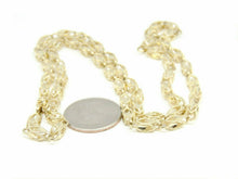 Load image into Gallery viewer, New 14K yellow gold 4.5mm Turkish chain Necklace fine gift jewelry 27.5" 35.2g
