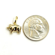 Load image into Gallery viewer, 14k yellow Gold Tiny Hollow Pig Piglet animal Pendant charm fine jewelry 0.9g
