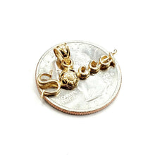 Load image into Gallery viewer, 14k yellow Gold Soccer word ball Pendant charm sport game fine jewelry gift 1.3g
