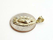 Load image into Gallery viewer, 10k gold virgin Mary Guadalupe pendant charm gift fine religious jewelry 1.3g
