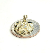 Load image into Gallery viewer, New 10k yellow gold nugget heart pendant charm fine gift  for women jewelry 1.6g
