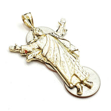 Load image into Gallery viewer, 10k yellow gold Jesus full body religious gift pendant charm fine jewelry 11.8g
