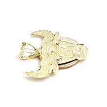 Load image into Gallery viewer, 10k yellow solid Gold Taurus bull zodiac Pendant charm fine gift jewelry 3.6g
